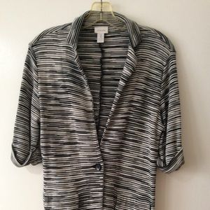Chico’s knit blazer, size 2 [US L]